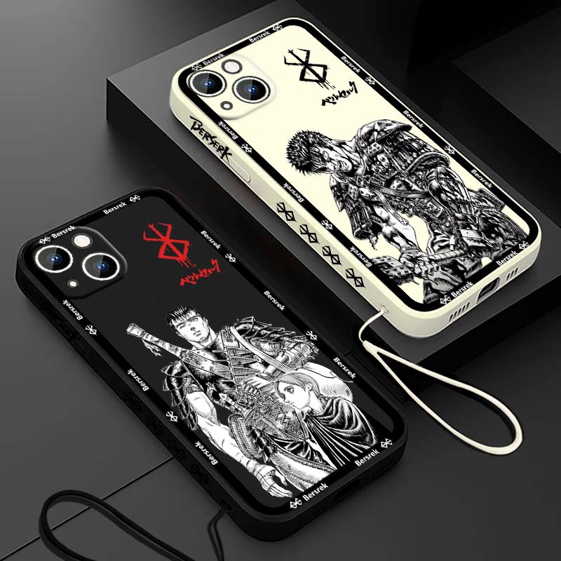 Phone Case Anime - Japonia Anime Berserk Guts Etui na