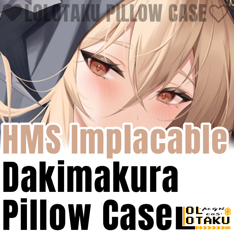 Body Pillow Cover - Poszewka Dakimakura HMS Implacable Azur Lane,