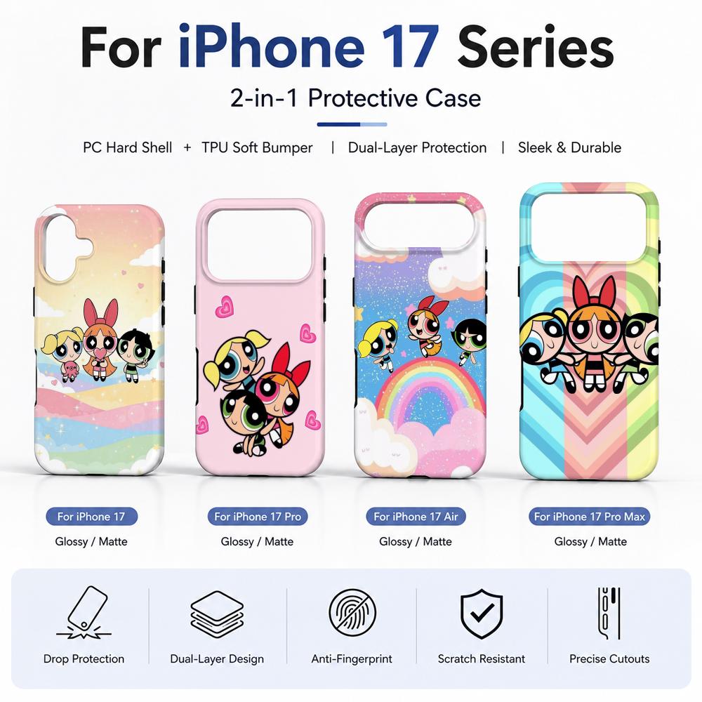Phone Case Anime - Etui na telefon Anime P-Powerpuff Girls,