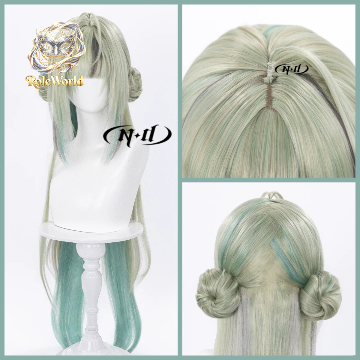 Cosplay Wig Colored - Peruka Si z Arknights Endfield Si,